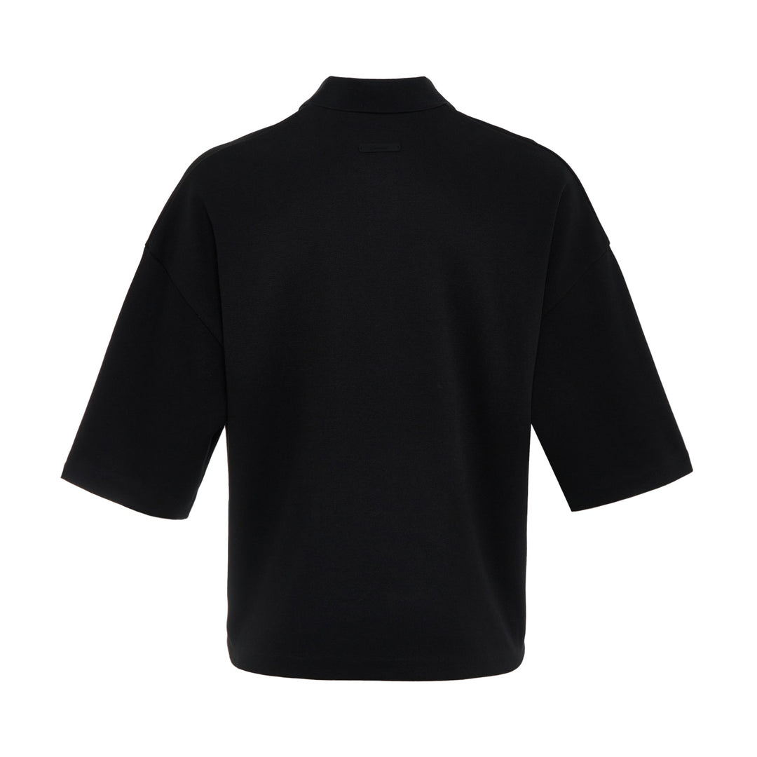 Signature Cropped Polo Shirt