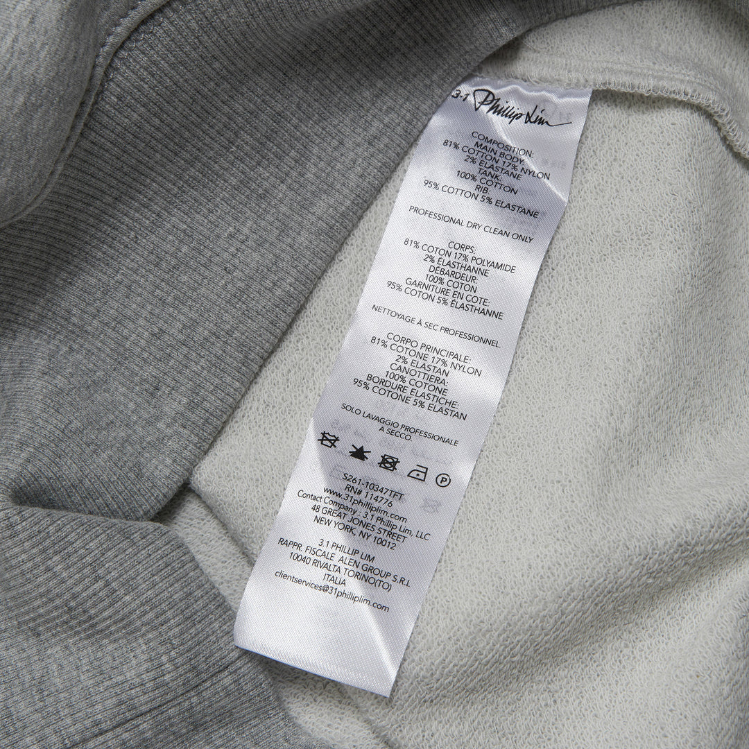Long Sleeve Embellished Double Layer Sweater