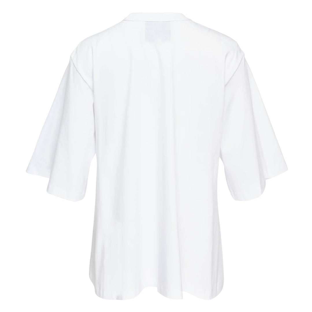 Trapeze Floral Appliqué Tee