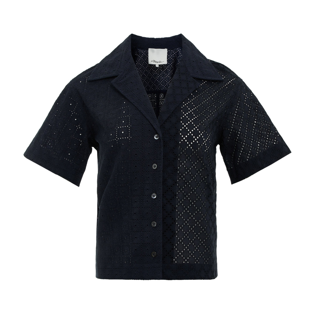 Broderie Anglaise Patchwork Shirt
