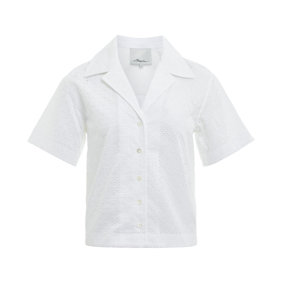 Broderie Anglaise Patchwork Shirt