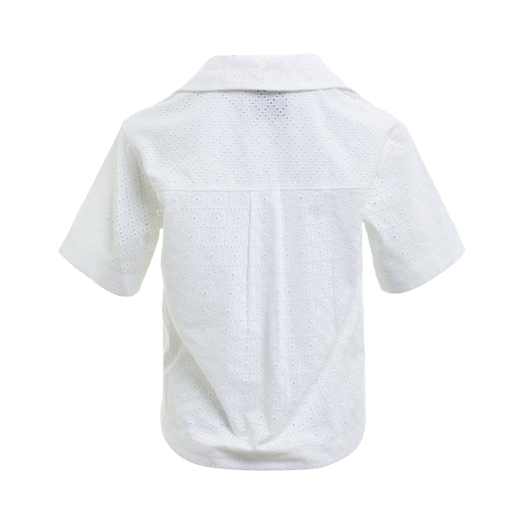 Broderie Anglaise Patchwork Shirt