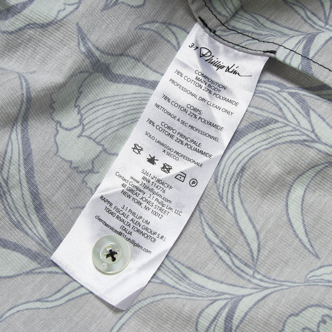 Floral Printed Camp Shirt