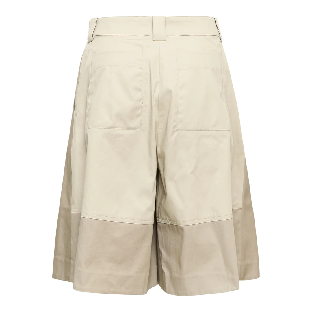 Wide Pleated Shorts