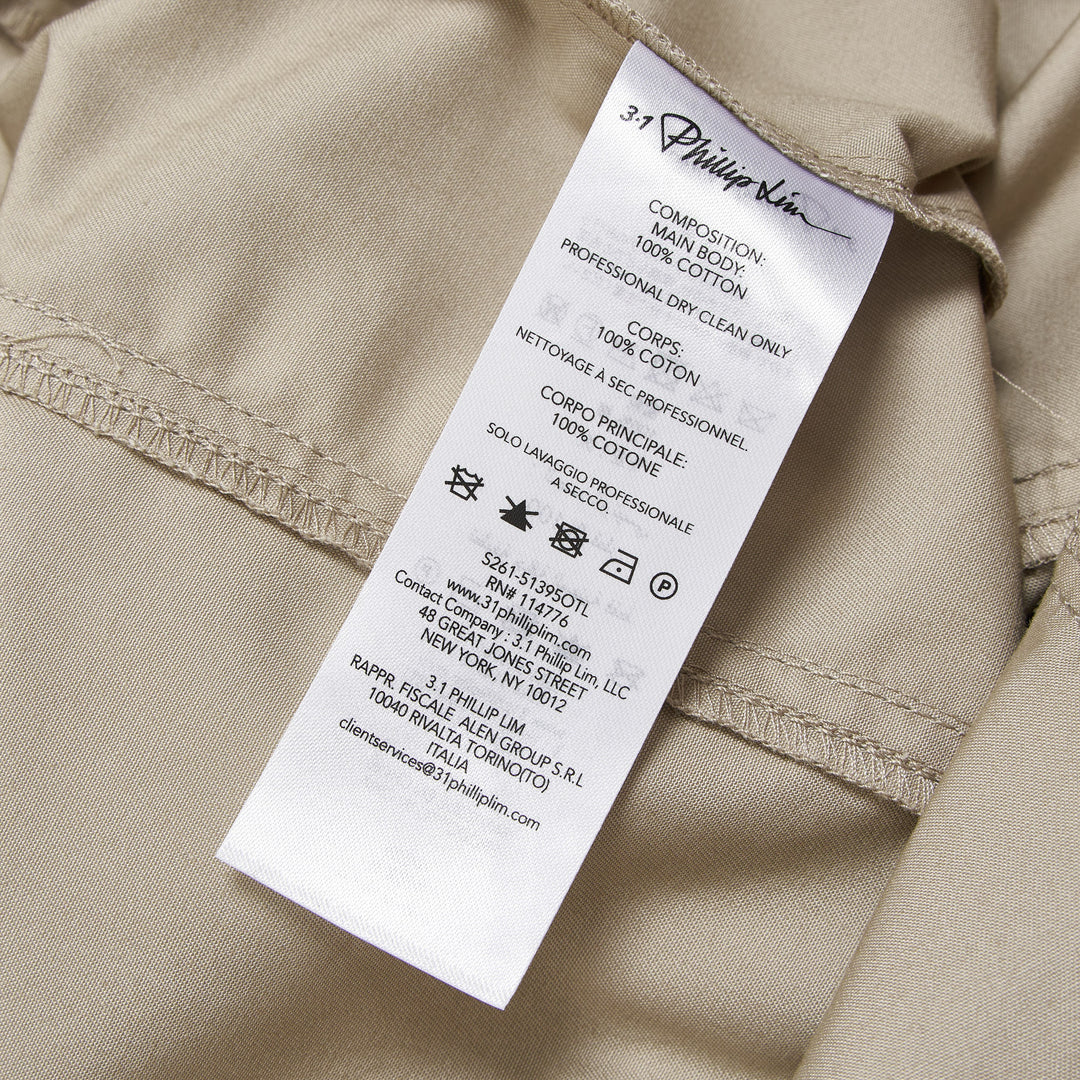 Two-Toned Cropped Cargo Pants