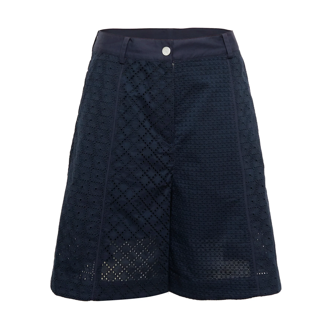 Broderie Anglaise Patchwork Shorts