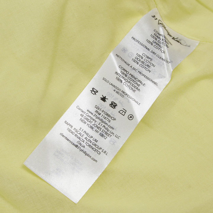 3.1 Phillip Lim Square Neck Structured Cotton Dress – Available at Club 21, Official Retailer in Singapore, Malaysia & Thailand with Global Shipping Online