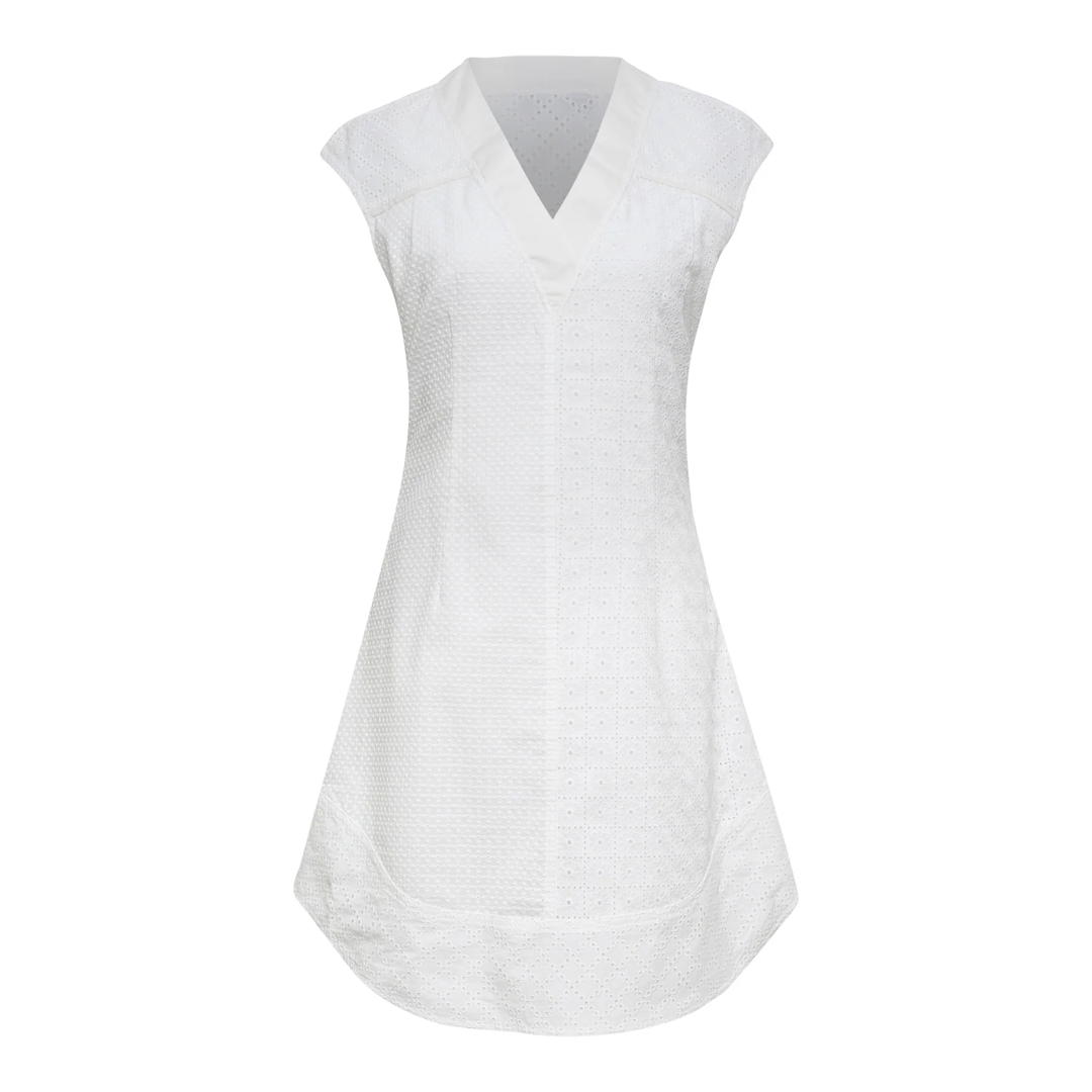 Broderie Anglaise Patchwork Dress