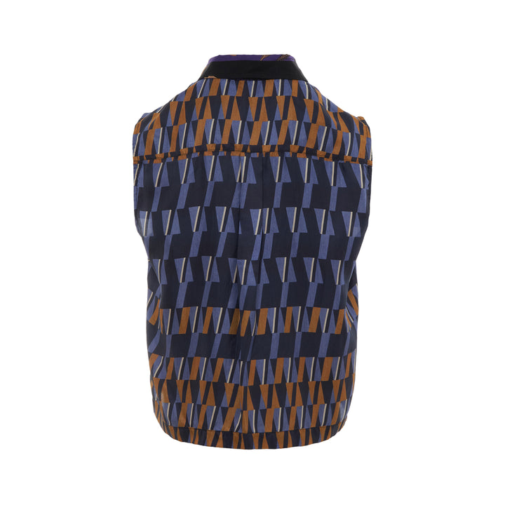 Saluna Floral Print Sleeveless Blouse