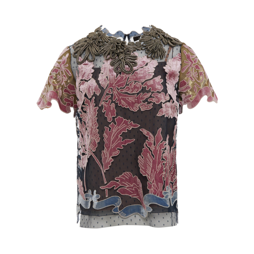 Saluna Floral Print Sleeveless Blouse
