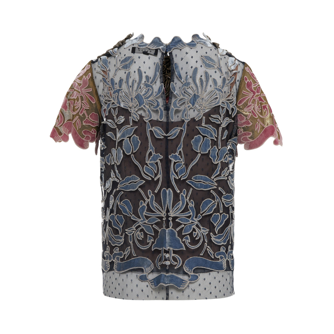 Saluna Floral Print Sleeveless Blouse