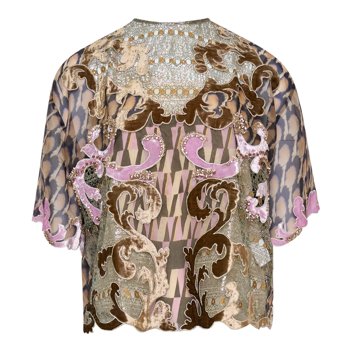 Saluna Floral Print Sleeveless Blouse