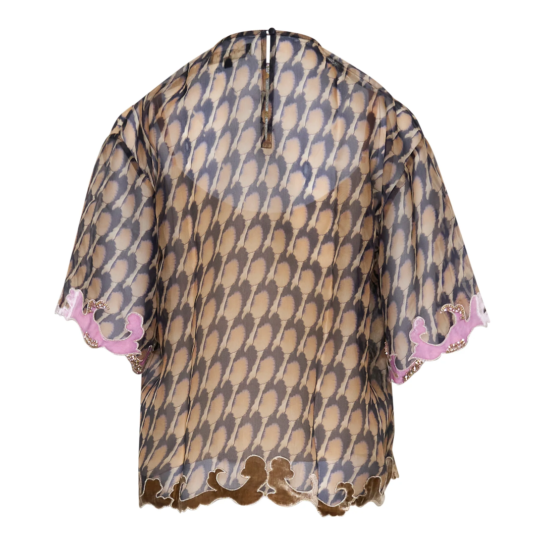 Saluna Floral Print Sleeveless Blouse