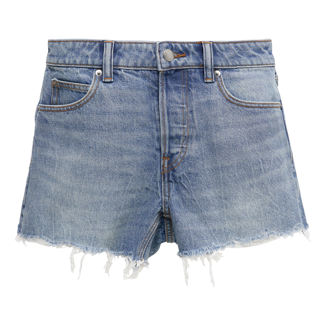 Distressed Denim Bite Shorts