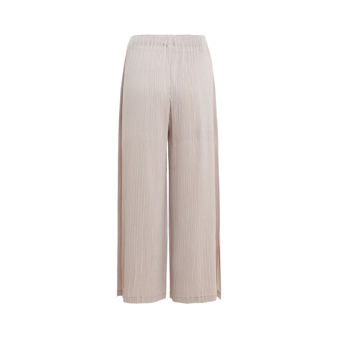 Hatching Wide Leg Pants