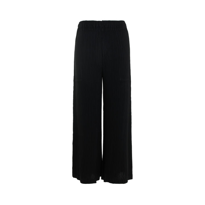 Hatching Wide Leg Pants