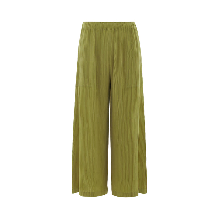 Hatching Wide Leg Pants