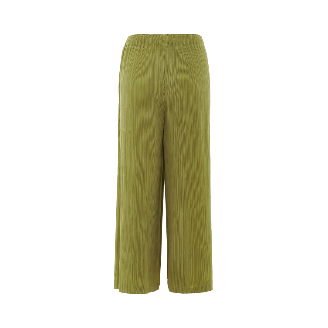 Hatching Wide Leg Pants