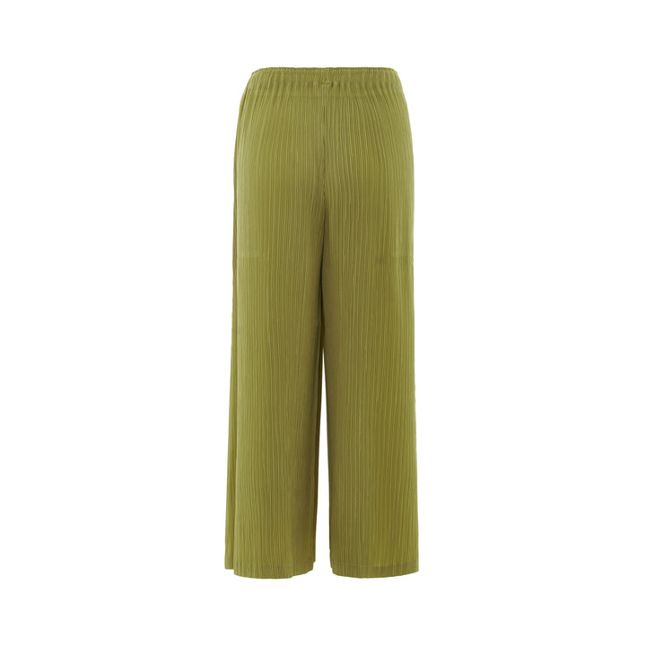 Hatching Wide Leg Pants