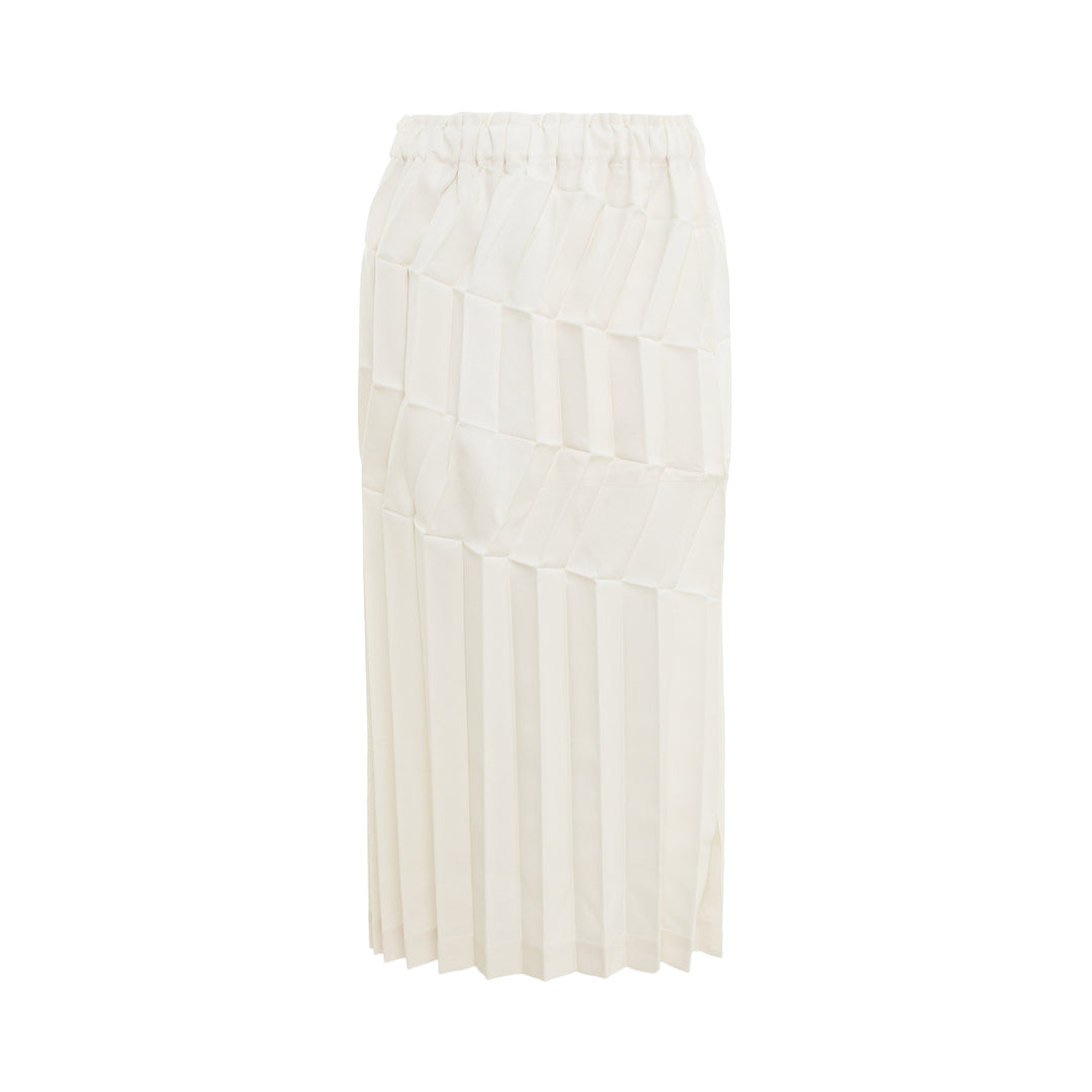 Zig Zag Pleats Skirt