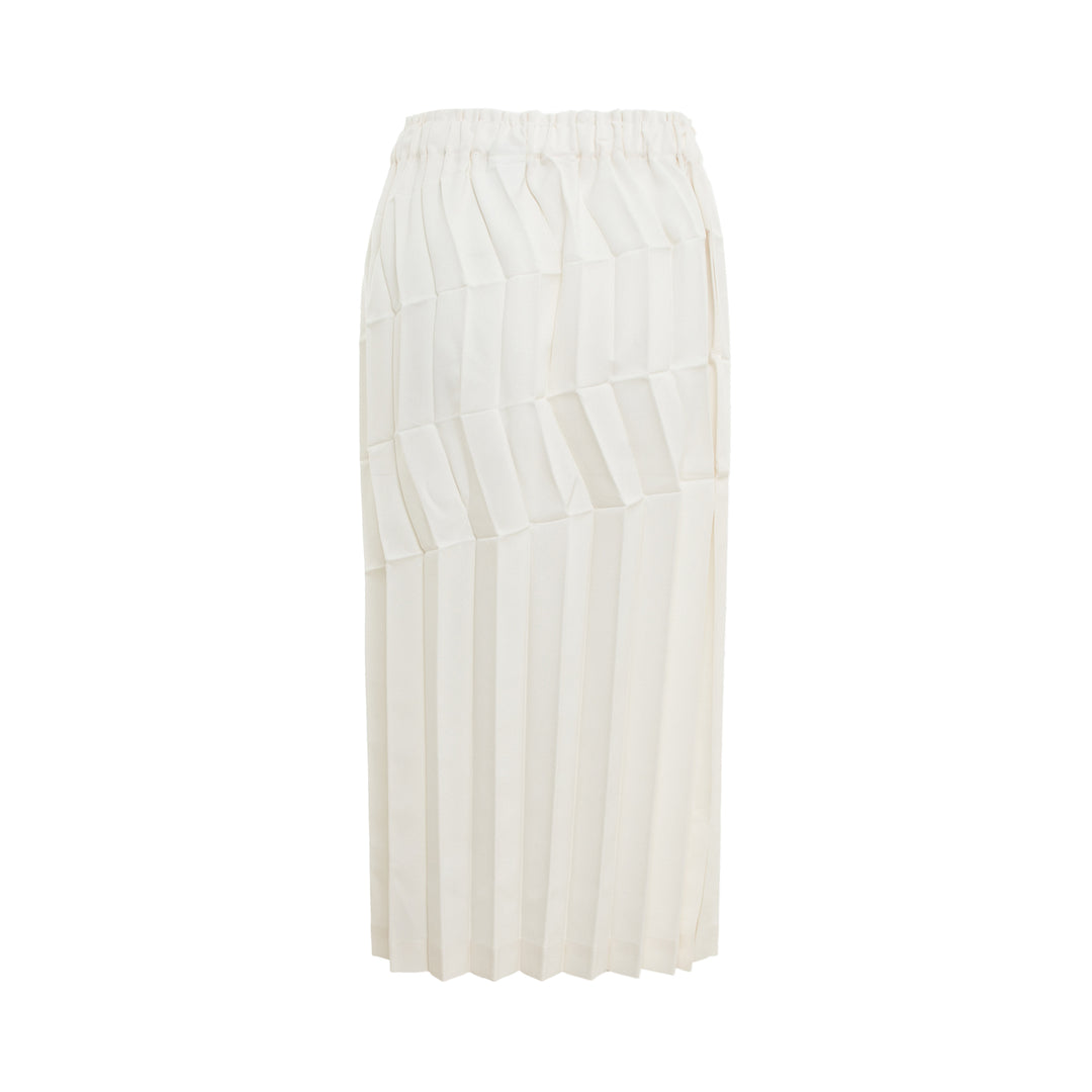 Zig Zag Pleats Skirt