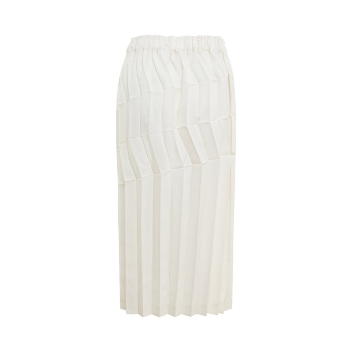 Zig Zag Pleats Skirt