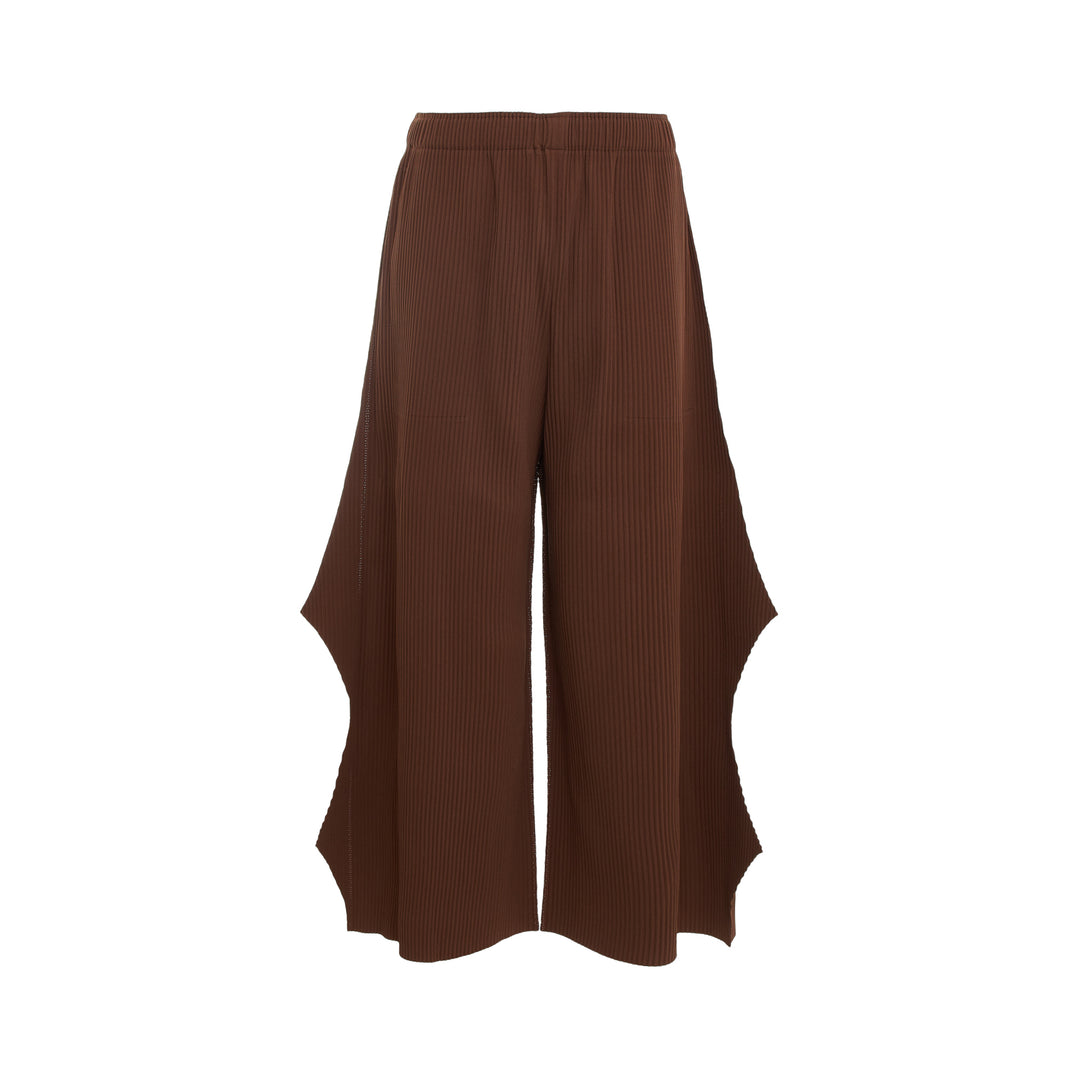 Fine Knit Pleats Pants