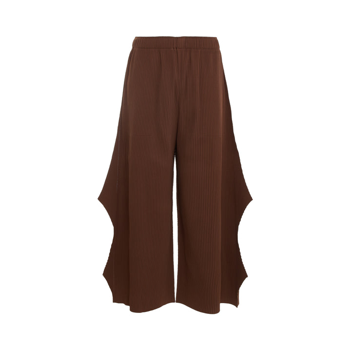 Fine Knit Pleats Pants