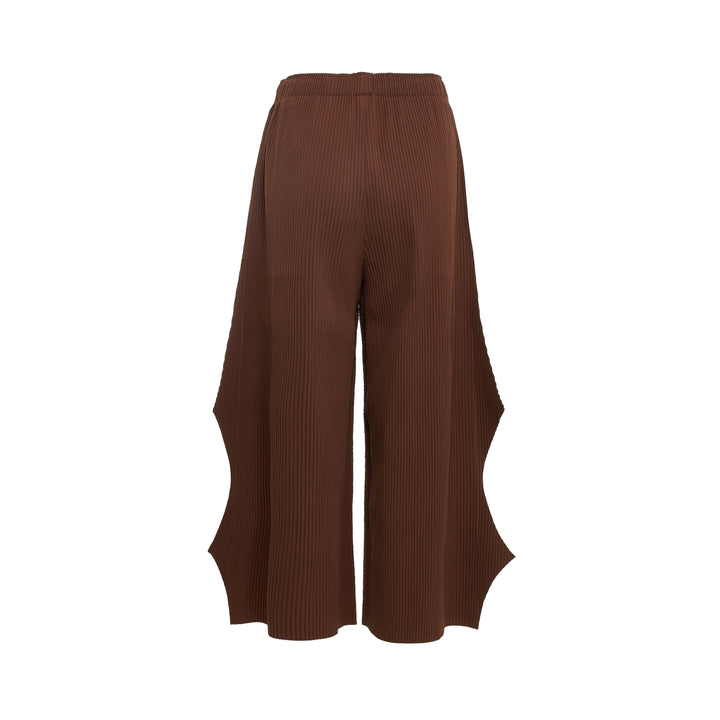 Fine Knit Pleats Pants