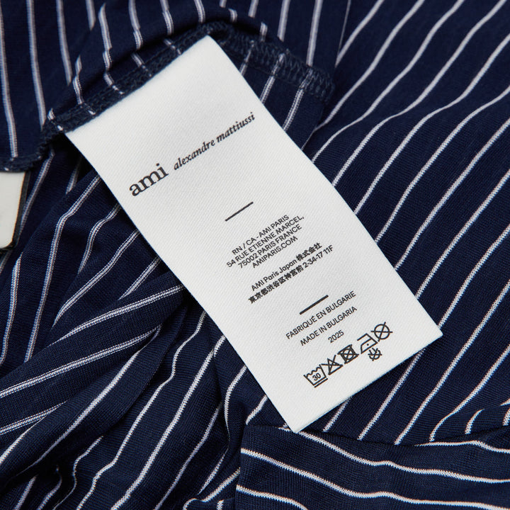 AMI de Coeur Striped Polo