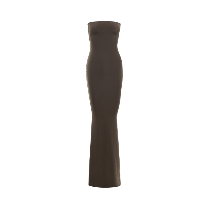 Dirt Coda Strapless Gown
