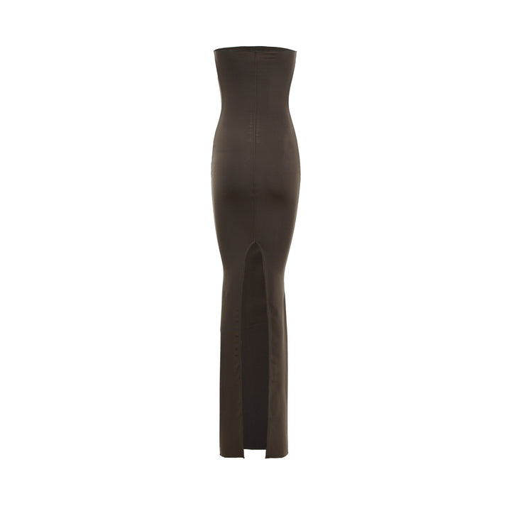 Dirt Coda Strapless Gown