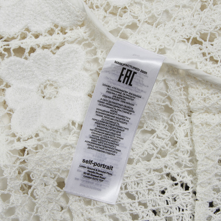 Self-Portrait White Crochet Lace Top – Available at Club 21, Official Retailer in Singapore, Malaysia & Thailand with Global Shipping Online
