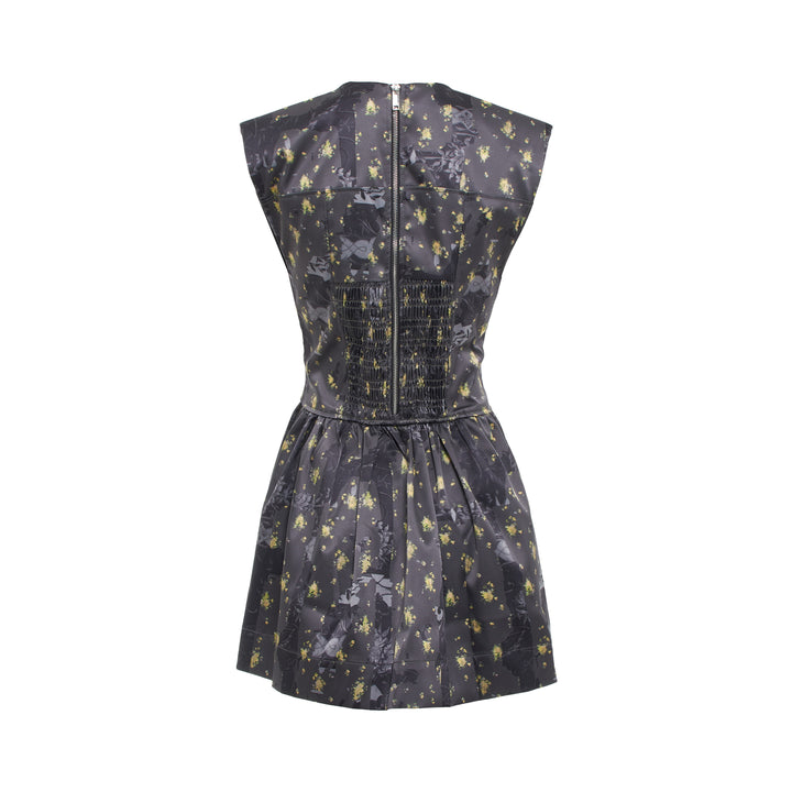 GANNI Printed Double Satin Corset Midi Dress – Available at Club 21, Official Retailer in Singapore, Malaysia & Thailand with Global Shipping Online