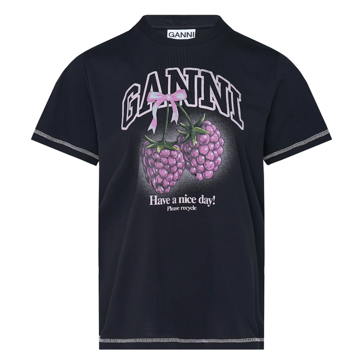 Raspberry Graphic Cotton Tee