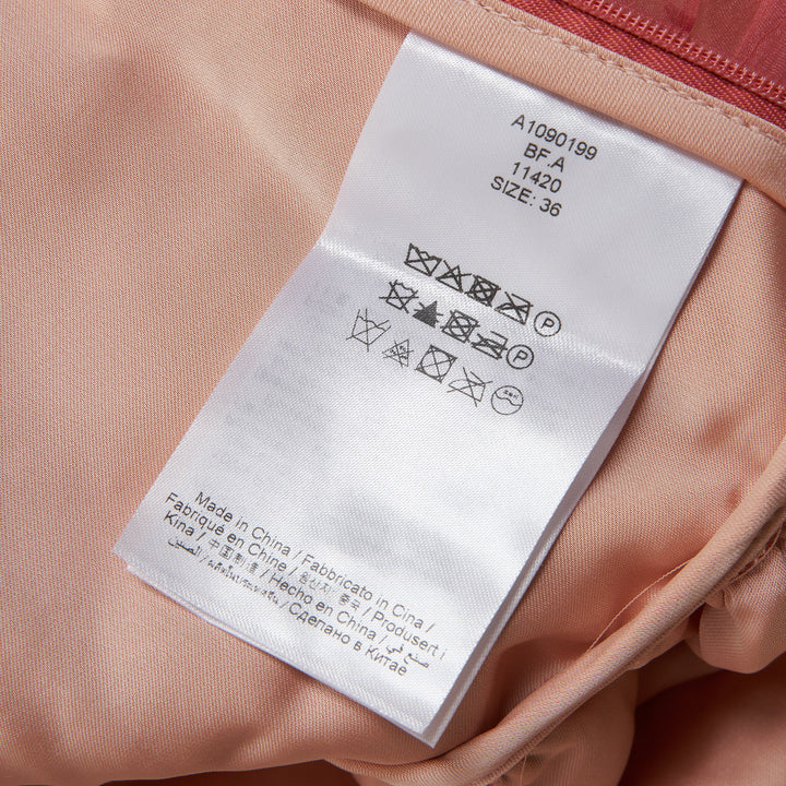 Shibori Organza Mini Skirt