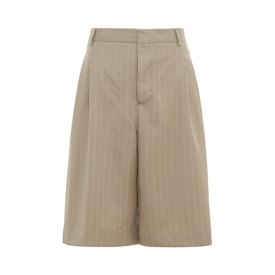 Pinstripe Bermuda Shorts