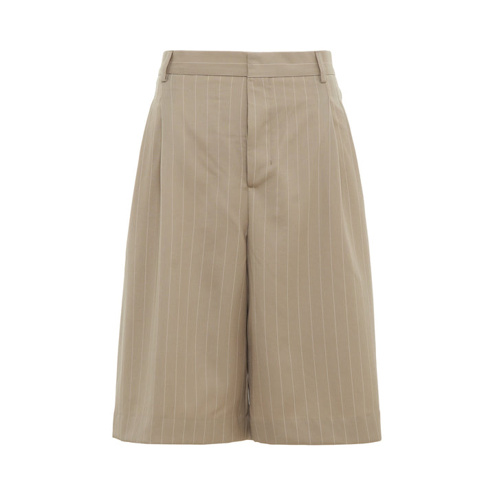 Pinstripe Bermuda Shorts
