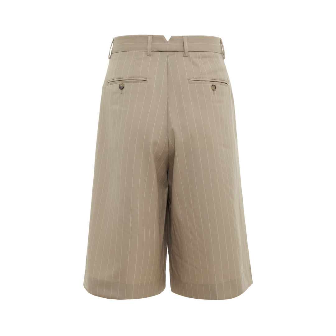 Pinstripe Bermuda Shorts