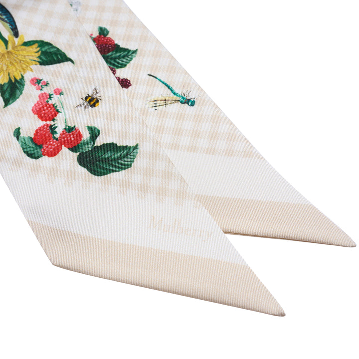 River Side Floral Skinny Scarf
