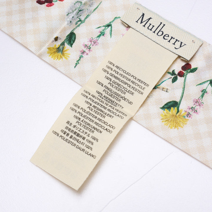 River Side Floral Skinny Scarf