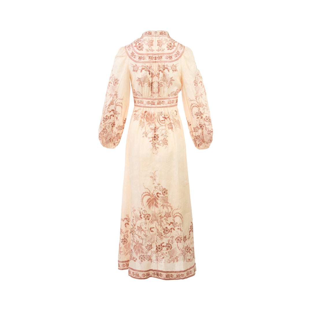 Indra Plunge Midi Dress