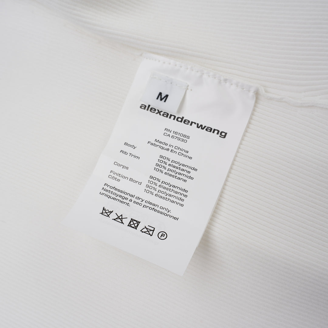 Alexander Wang Racer Tank With Jacquard Logo - view 6