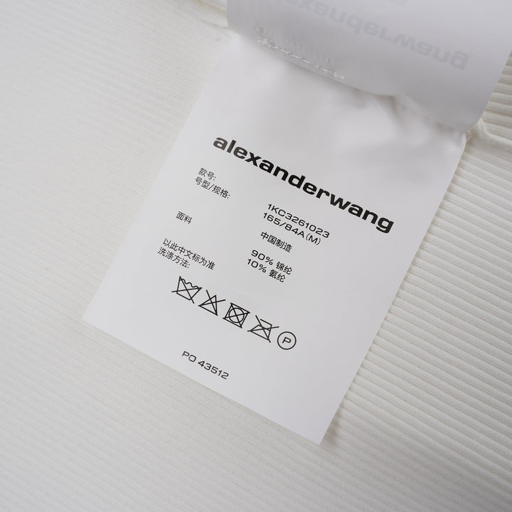 Alexander Wang Racer Tank With Jacquard Logo - view 7