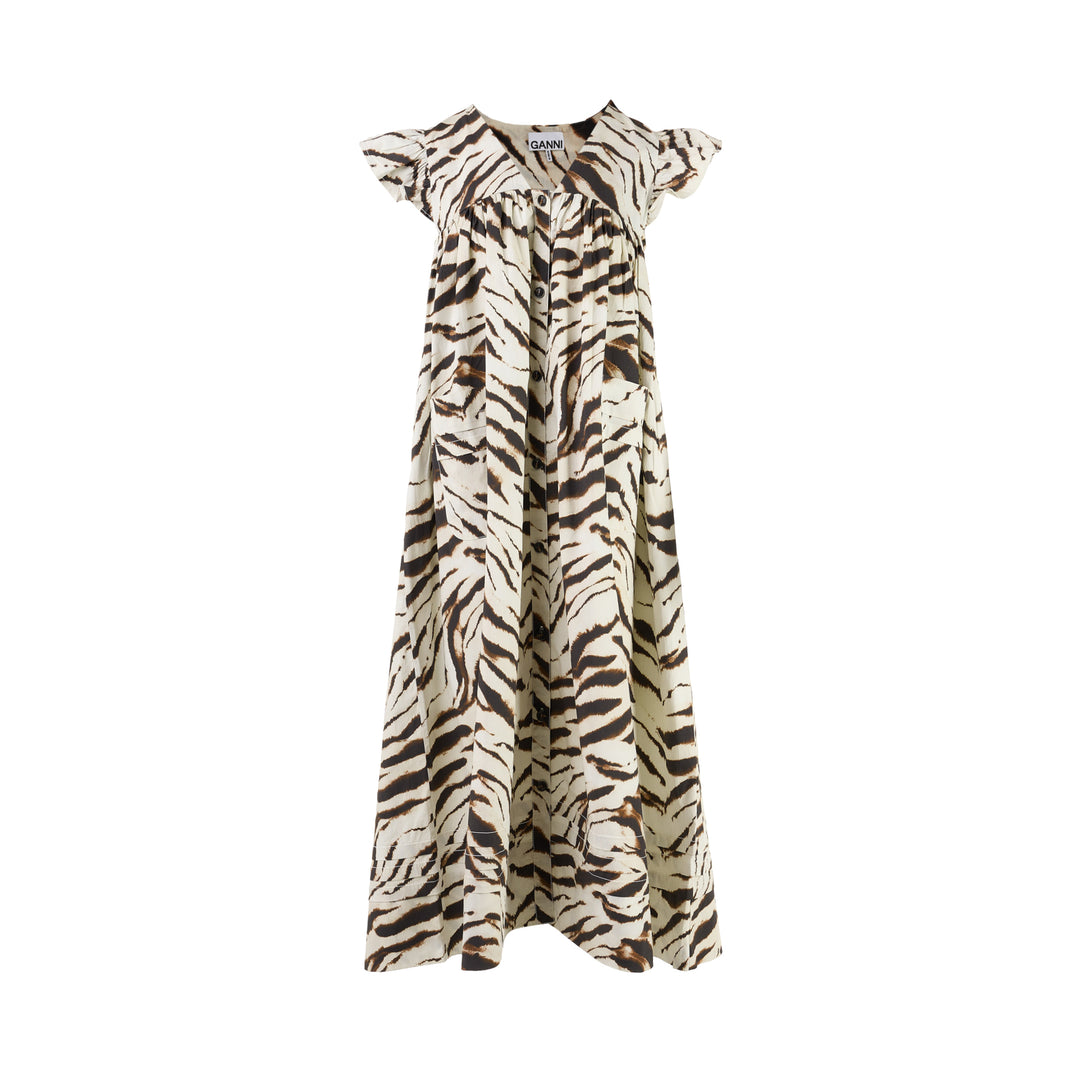 Printed Stretch Cotton Angel Dress