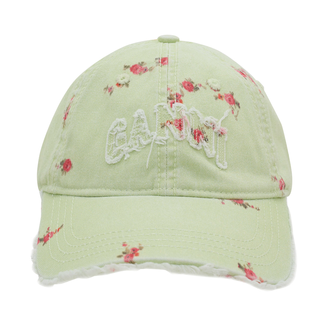 Printed Floral Canvas Cap