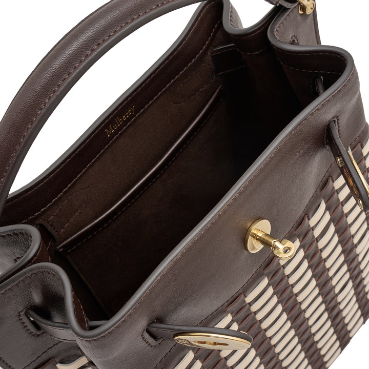 Islington Woven Leather Bucket Bag