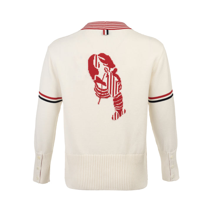 Lobster V-Neck Cardigan