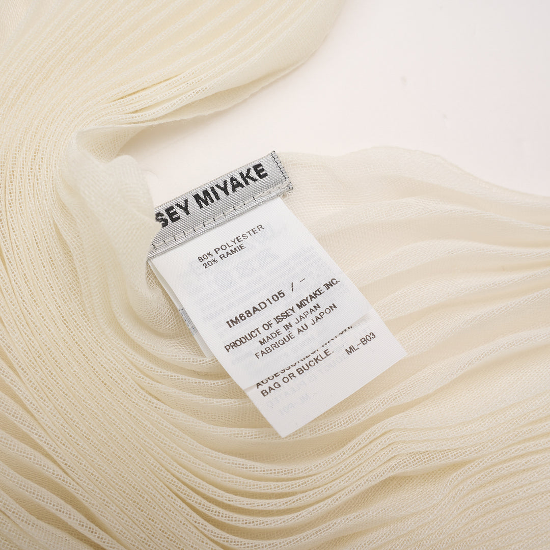 ISSEY MIYAKE Gradation Ramie Pleats Stole - view 4