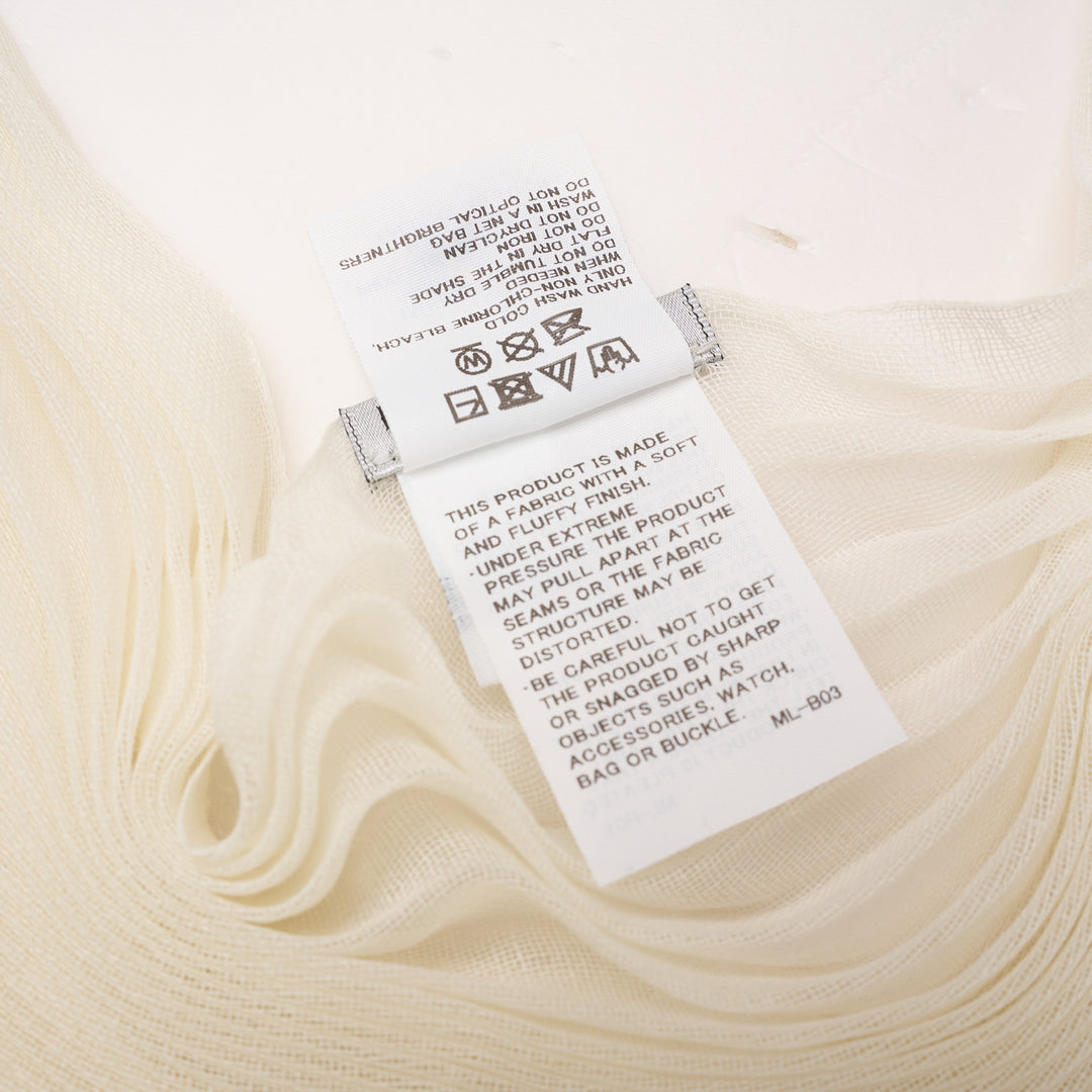 ISSEY MIYAKE Gradation Ramie Pleats Stole - view 5